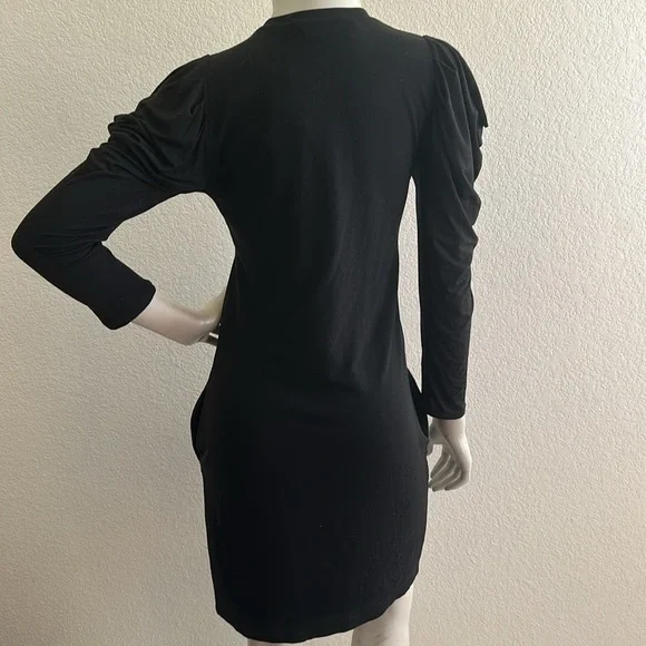 love moschino black dress Chic Blue Cotton Love Moschino Dress  Lalligurans LLC